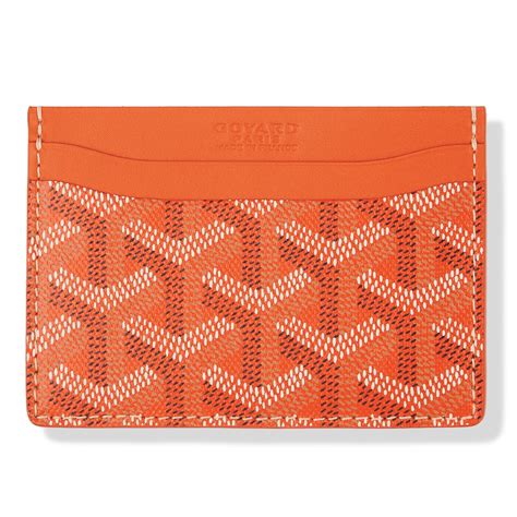 orange goyard card holder|Goyard saint sulpice card holder.